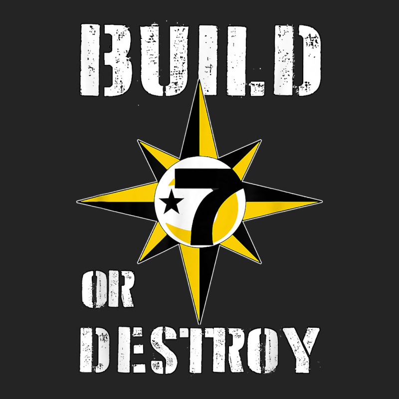 Build Or Destroy Mathematics Allah 5 Percent Godbody Nge God T Shirt 3/4 Sleeve Shirt | Artistshot