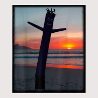 Sunset Wacky Waving Inflatable Tube Man Air Dancer Pocket T-shirt | Artistshot