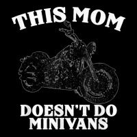 Funny Motorcycle Mom Biker Minivan Mother's Day Motor Bike V-neck Tee | Artistshot