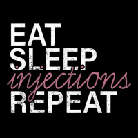 Vintage Eat Sleep Injections Repeat Med Spa Nurse Injector T Shirt Long Sleeve Shirts | Artistshot