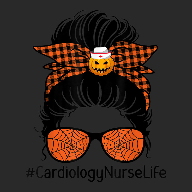 Cardiology Nurse Halloween Pumpkin Messy Bun Nurse Life Printed hat by Fashzilla | Artistshot