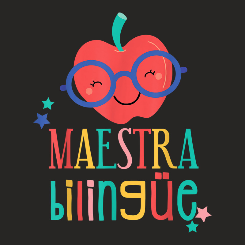 Cute Maestra Bilingue Bilingual Teacher T Shirt Ladies Fitted T-Shirt by gypijacite3 | Artistshot