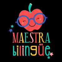 Cute Maestra Bilingue Bilingual Teacher T Shirt Women's V-neck T-shirt | Artistshot