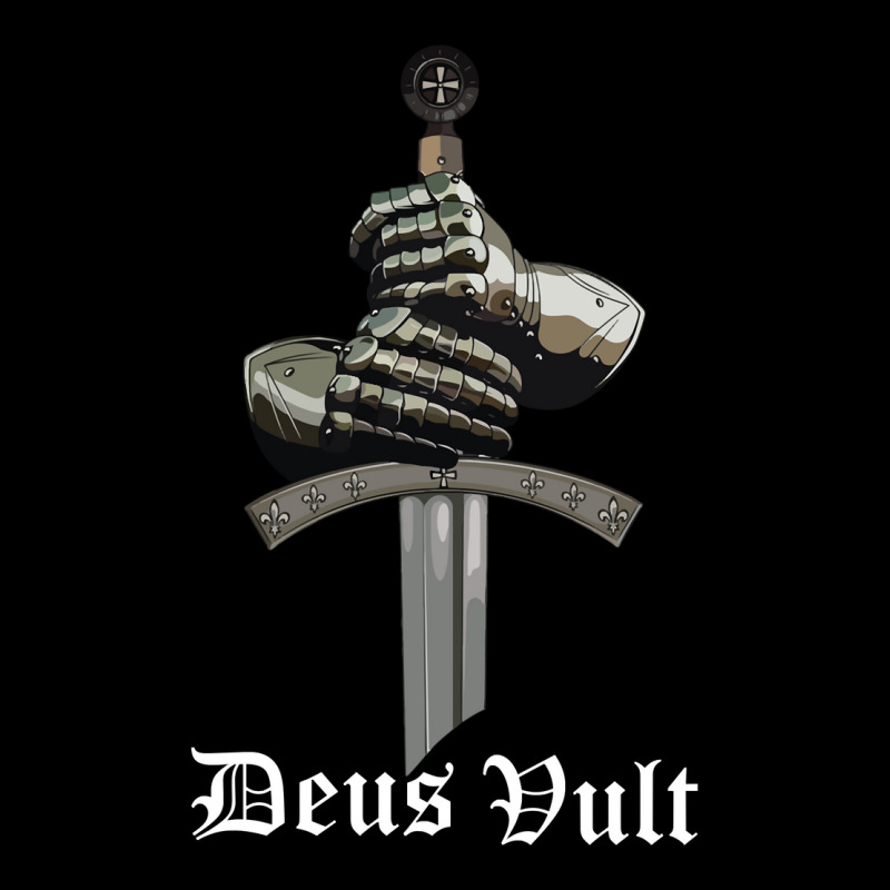 Deus Vult   Catholic Crusader Templar Knight   Sword & Armor Long Slee Adjustable Cap | Artistshot