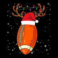 Football Funny Football Reindeer Santa Hat Christmas Holiday 142 Cropped Sweater | Artistshot