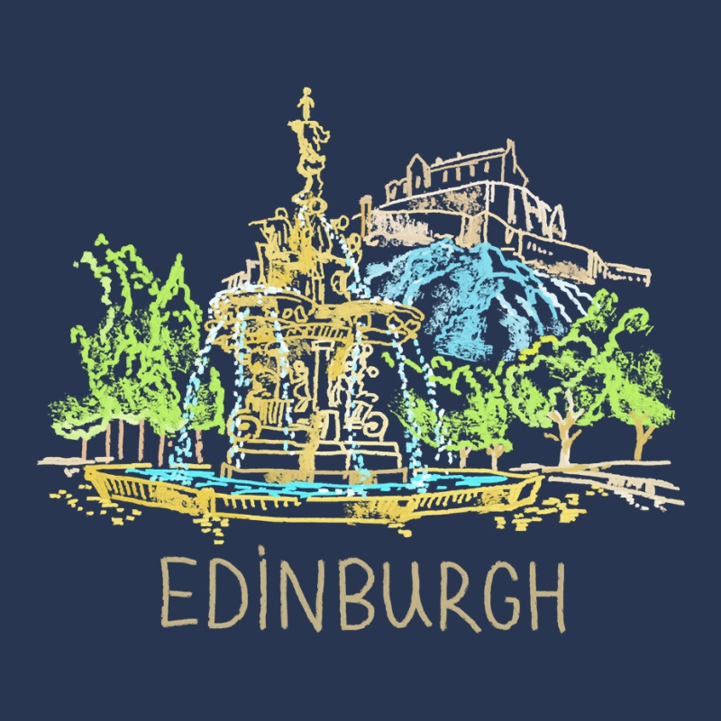 Edinburgh City Scotland Uk Souvenir Gift For Men Women Sweatshirt Men Denim Jacket | Artistshot