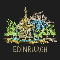 Edinburgh City Scotland Uk Souvenir Gift For Men Women Sweatshirt Classic T-shirt | Artistshot