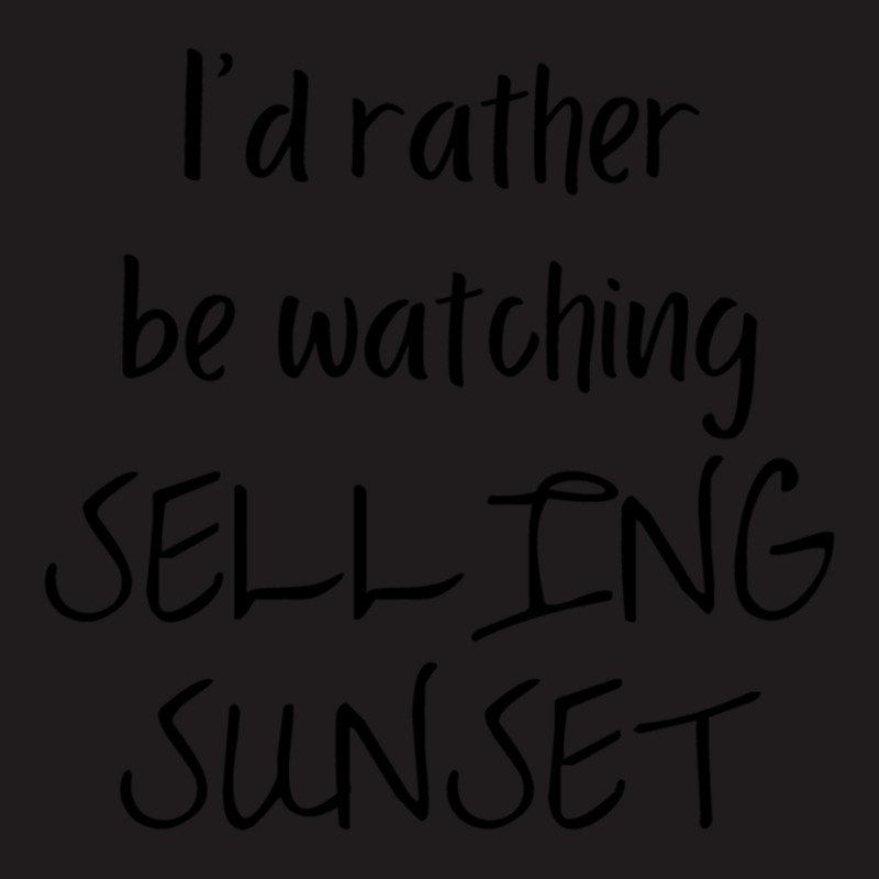 I Would Rather Be Watching Selling Sunset Waist Apron | Artistshot