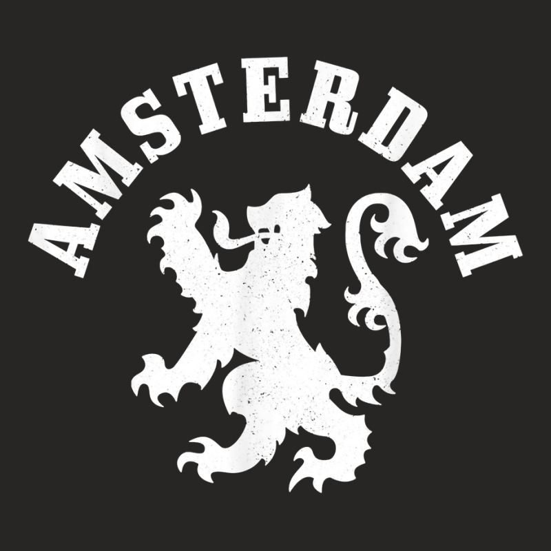 Amsterdam Netherlands Lion Dutch Holland Vintage Amsterdam Ladies Fitted T-Shirt by LaticiaSandgren | Artistshot