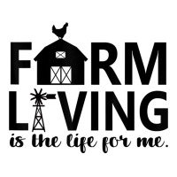 Farm Living Is The Life For Me Inspirational Animal Farm T Shirt 3/4 Sleeve Shirt | Artistshot