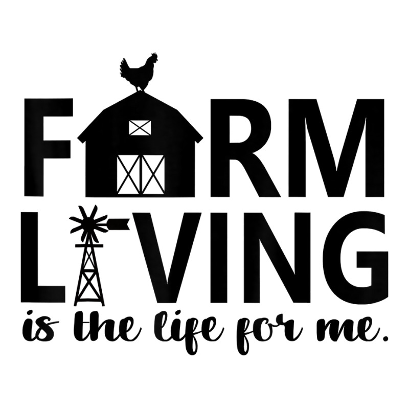 Farm Living Is The Life For Me Inspirational Animal Farm T Shirt 3/4 Sleeve Shirt by cm-arts | Artistshot