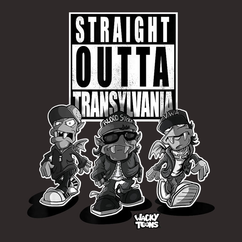 Straight Outta Transylvania Funny Urban Cartoon Vampires T Shirt Racerback Tank by cm-arts | Artistshot