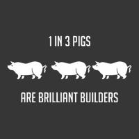 One In Three Pigs Are Brilliant Builders Toddler Hoodie | Artistshot