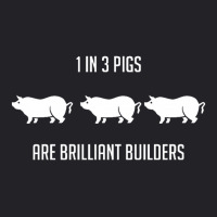 One In Three Pigs Are Brilliant Builders Youth Tee | Artistshot