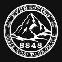 Everesting Challenge To The Top 8848m White Classic Baby Bibs | Artistshot