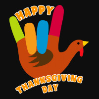 American Sign Language Turkey Happy Thanksgiving T  Shirt Crop Top | Artistshot