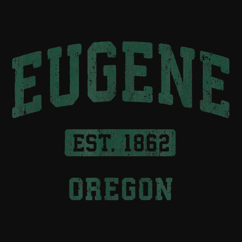 Eugene Oregon Or Vintage Athletic Sports Design T Shirt Crop Top by cm-arts | Artistshot