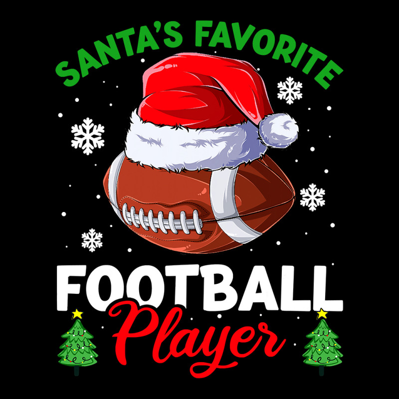 Football Santas Favorite Football Player Men Apparel Christmas Sport 1 Cropped Hoodie by coolquirrell | Artistshot