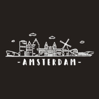 Amsterdam Skyline Vintage Netherlands Holland Dutch Souvenir T Shirt Tank Top | Artistshot