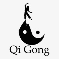 Black Silhouette Art Of Qigong Ladies Fitted T-shirt | Artistshot