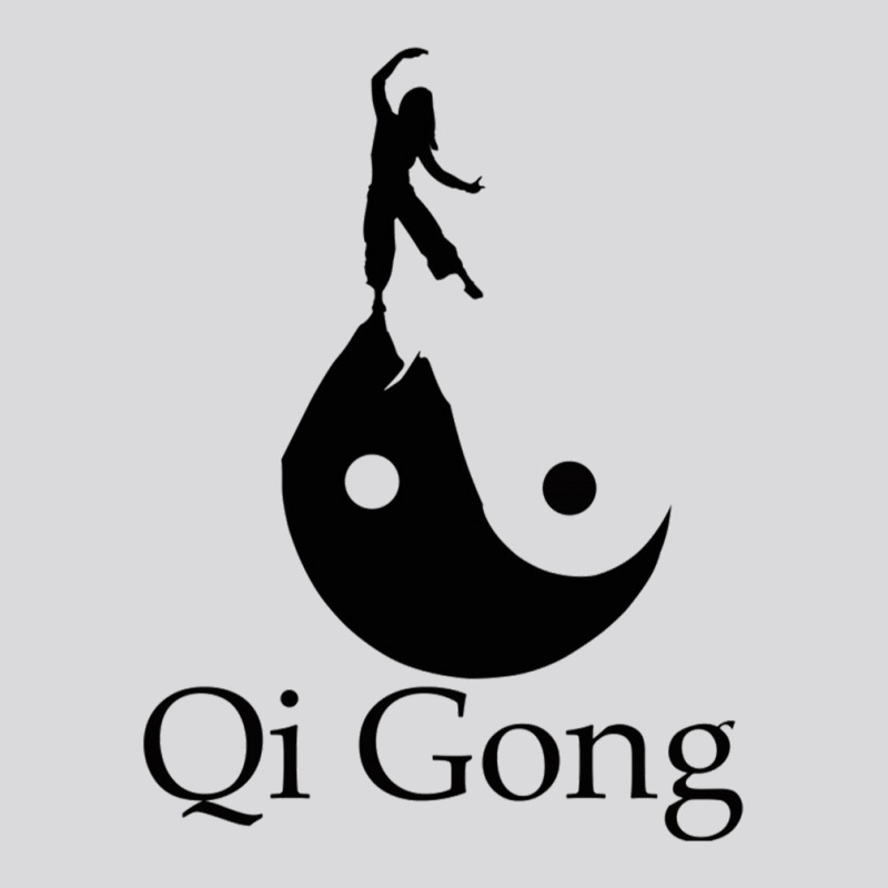 Black Silhouette Art Of Qigong Women's Triblend Scoop T-shirt by cm-arts | Artistshot