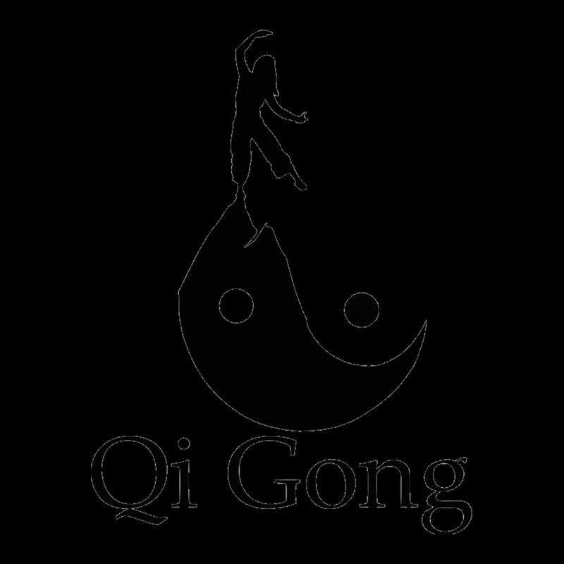 Black Silhouette Art Of Qigong Legging by cm-arts | Artistshot