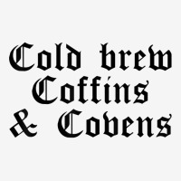 Halloween Shirt Cold Brew, Coffins & Covens T Shirt Adjustable Cap | Artistshot