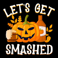 Pumpkin Let's Get Smashed Youth Zipper Hoodie | Artistshot