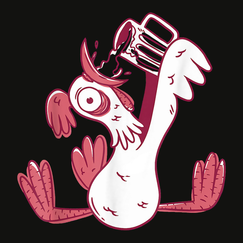 Funny Drunk Rooster For Feminist Dad Regulate Your Rooster T Shirt Scorecard Crop Tee by cm-arts | Artistshot