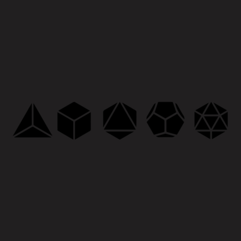 Platonic Solids - Building Blocks Of Life - Mathematics T-shirt | Artistshot