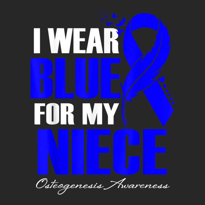 I Wear Blue For My Niece Osteogenesis Awareness Feather T Shirt Women's Pajamas Set by cm-arts | Artistshot