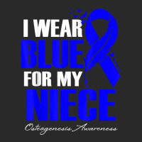 I Wear Blue For My Niece Osteogenesis Awareness Feather T Shirt Toddler T-shirt | Artistshot