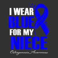 I Wear Blue For My Niece Osteogenesis Awareness Feather T Shirt Baby Bodysuit | Artistshot