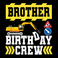 Construction Themed Birthday Shirt Kid Birthday Crew Brother Men's Long Sleeve Pajama Set | Artistshot