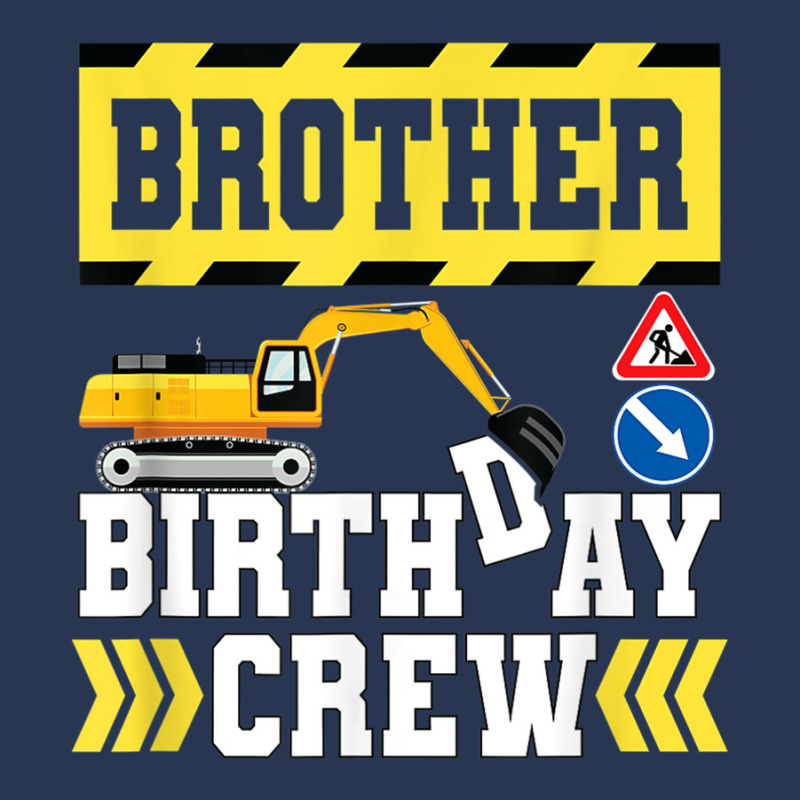 Construction Themed Birthday Shirt Kid Birthday Crew Brother Men Denim Jacket by haxemaxagi | Artistshot