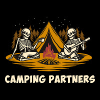 Camping Partners Skull, Camping Partners Skull Art, Camping Partners S Fleece Short | Artistshot