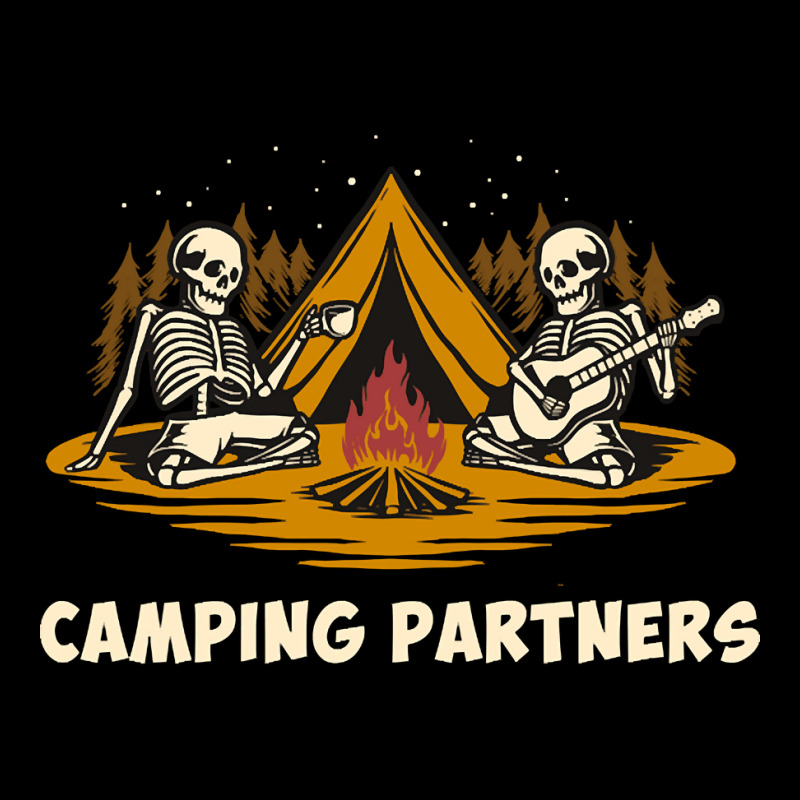 Camping Partners Skull, Camping Partners Skull Art, Camping Partners S Fleece Short | Artistshot