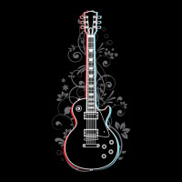 Lp Style Electric Guitar 3d Outline Flowering Vines Adjustable Cap | Artistshot