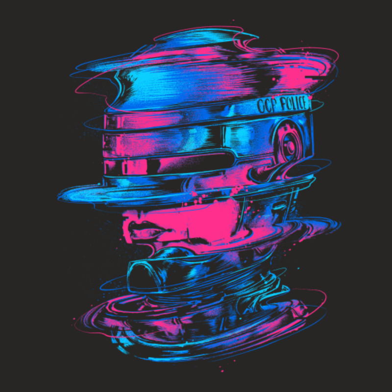 Glitchy Cyborg Ladies Fitted T-Shirt by cm-arts | Artistshot