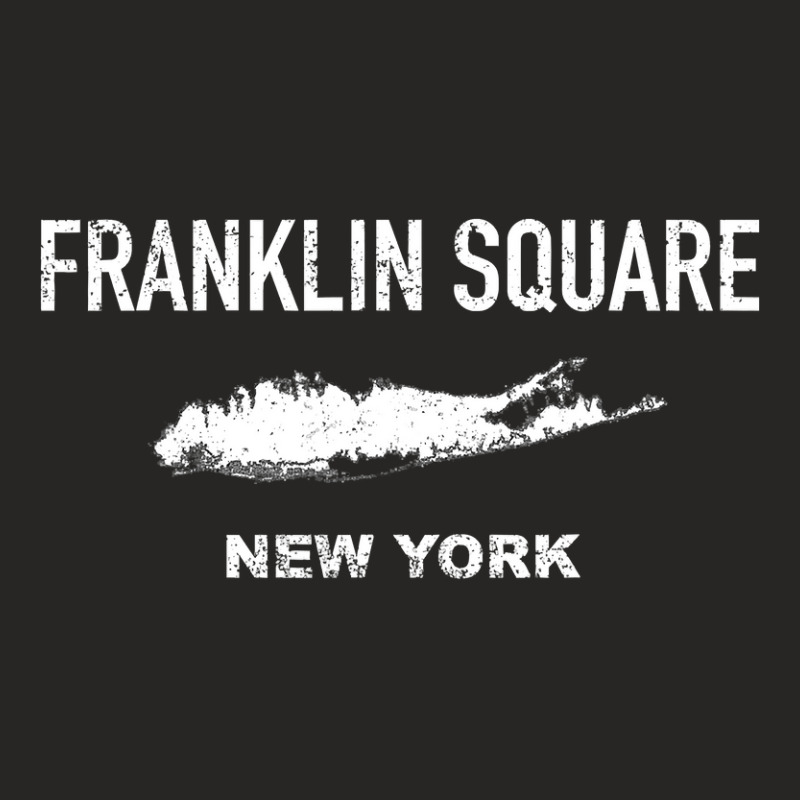 Vintage Franklin Square Long Island New York Ladies Fitted T-Shirt by AuturoMedero | Artistshot