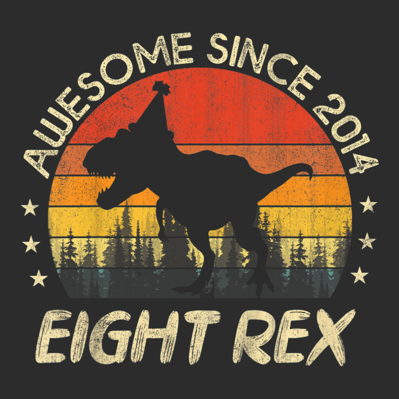 Kids 8 Year Old Gifts Eight Rex 8th Birthday Eighth Dinosaur Exclusive T-shirt | Artistshot