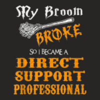 Gift Direct Support Professional Halloween Ladies Fitted T-shirt | Artistshot