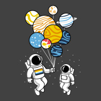 Astronaut Holding Aroace Balloons Vintage T-shirt | Artistshot