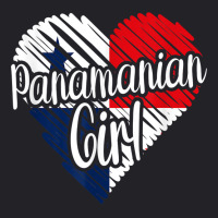 Panama For Girl Panamanian Heart Flag For Women Panameña T Shirt Youth Tee | Artistshot