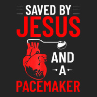 Saved By Jesus And A Pacemaker Heart Disease Awareness Funny T Shirt 3/4 Sleeve Shirt | Artistshot