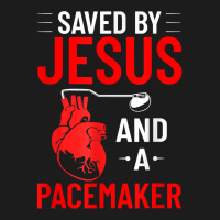 Saved By Jesus And A Pacemaker Heart Disease Awareness Funny T Shirt Hoodie & Jogger Set | Artistshot