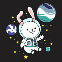 Bunny In Space Oriented Aroace Pride T-shirt | Artistshot