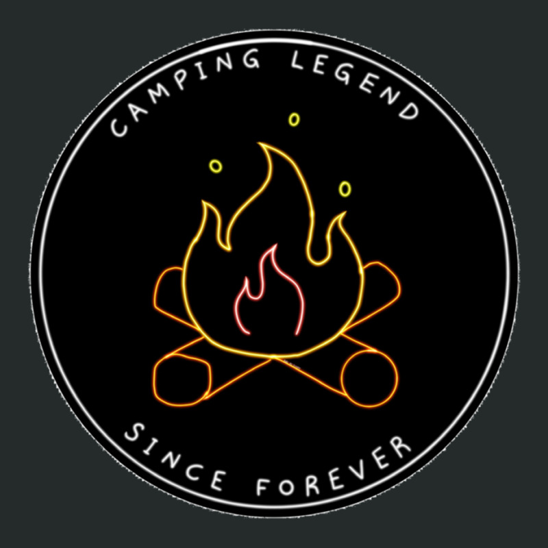 Camping Legend Since Forever Women's Triblend Scoop T-shirt by cm-arts | Artistshot