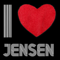 I Love Jensen Boyfriend Heart Vintage Bday Family T Shirt Youth Hoodie | Artistshot