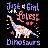 Dinosaur Dino Just A Girl Who Loves Dinosaurs V-neck Tee | Artistshot